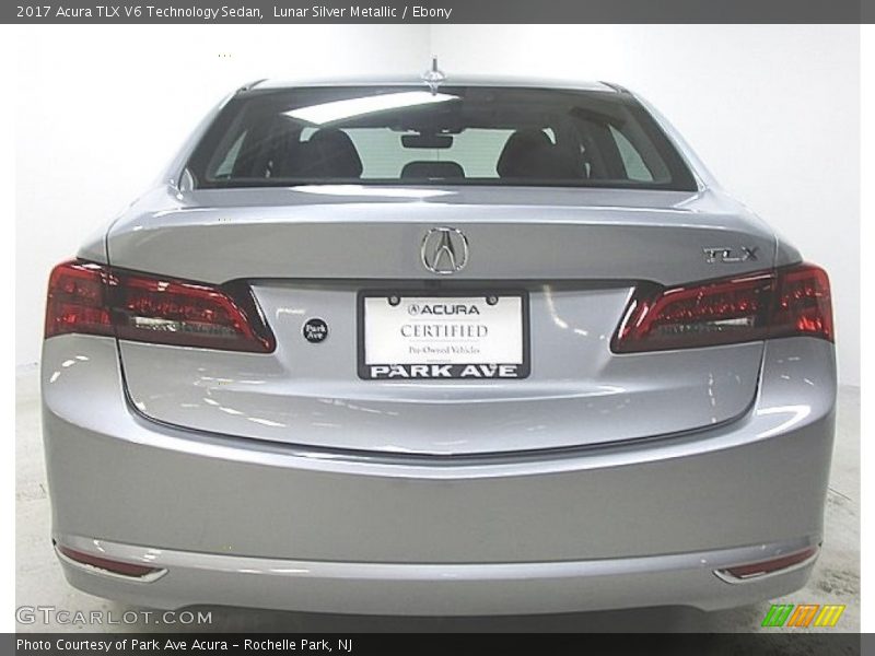 Lunar Silver Metallic / Ebony 2017 Acura TLX V6 Technology Sedan