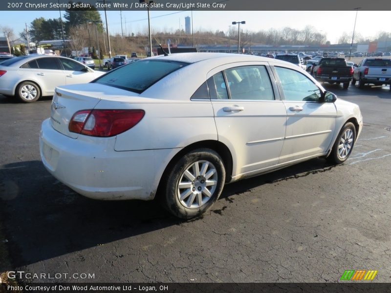 Stone White / Dark Slate Gray/Light Slate Gray 2007 Chrysler Sebring Sedan