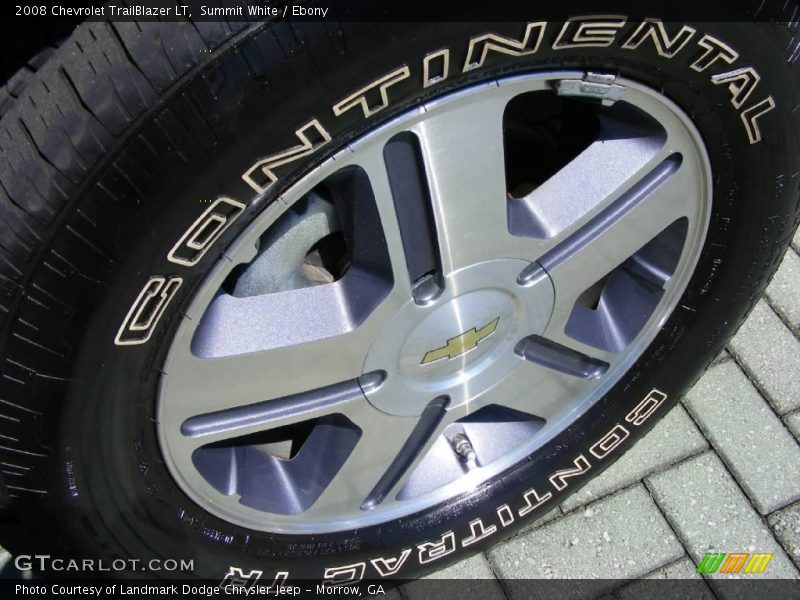 Summit White / Ebony 2008 Chevrolet TrailBlazer LT