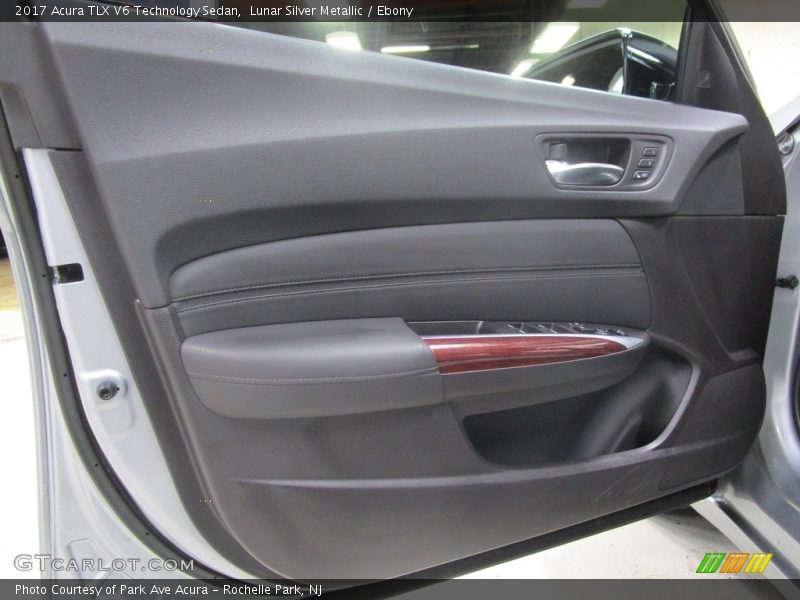 Lunar Silver Metallic / Ebony 2017 Acura TLX V6 Technology Sedan