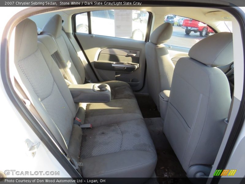 Stone White / Dark Slate Gray/Light Slate Gray 2007 Chrysler Sebring Sedan