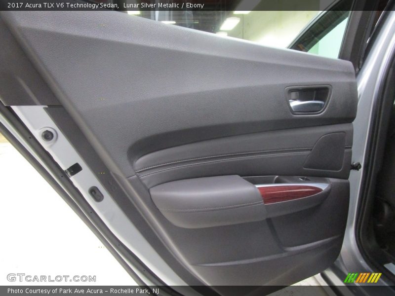 Lunar Silver Metallic / Ebony 2017 Acura TLX V6 Technology Sedan