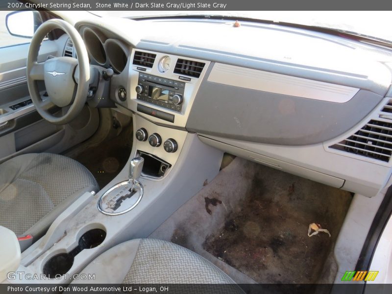 Stone White / Dark Slate Gray/Light Slate Gray 2007 Chrysler Sebring Sedan