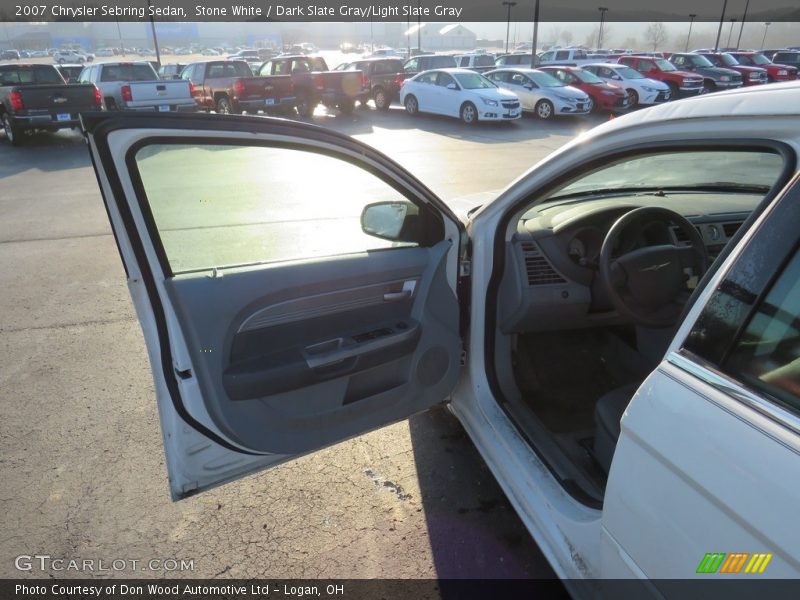Stone White / Dark Slate Gray/Light Slate Gray 2007 Chrysler Sebring Sedan