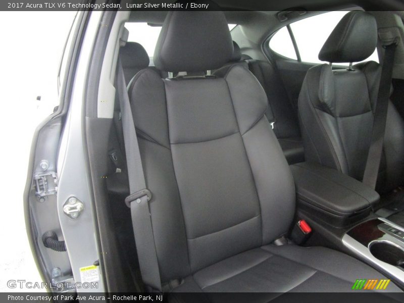 Lunar Silver Metallic / Ebony 2017 Acura TLX V6 Technology Sedan
