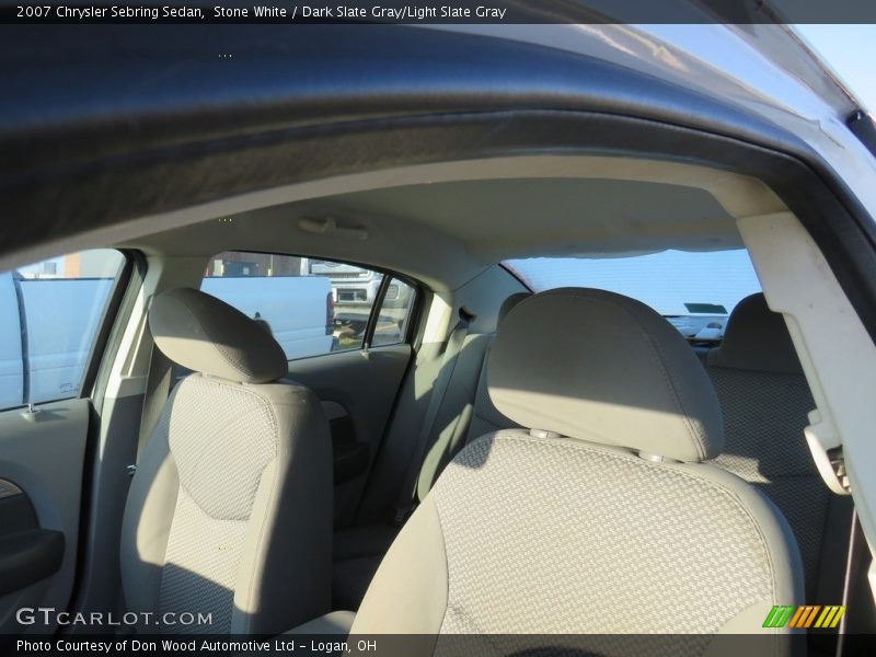 Stone White / Dark Slate Gray/Light Slate Gray 2007 Chrysler Sebring Sedan