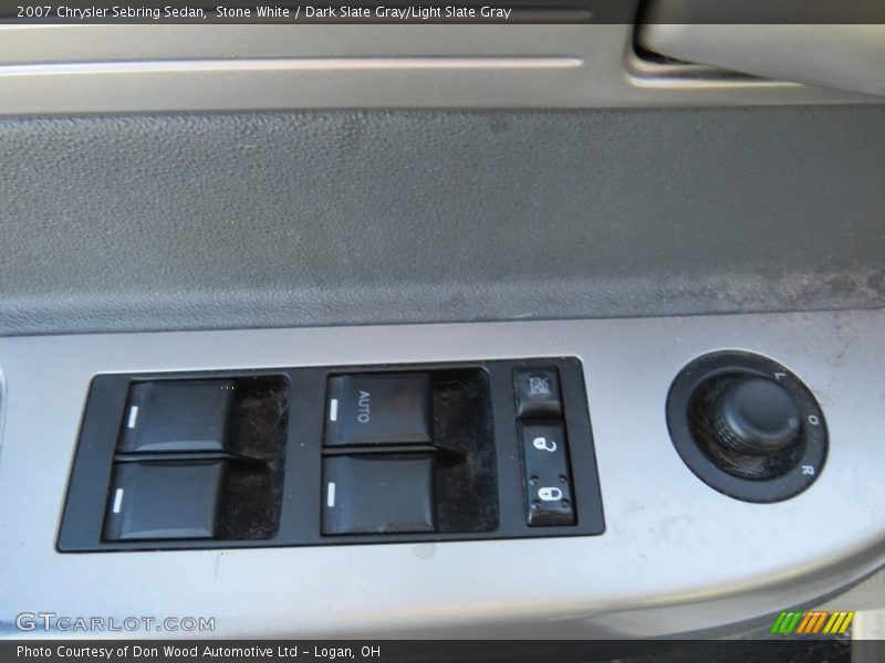 Stone White / Dark Slate Gray/Light Slate Gray 2007 Chrysler Sebring Sedan