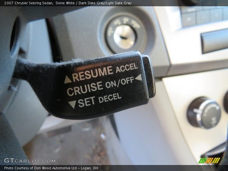 Stone White / Dark Slate Gray/Light Slate Gray 2007 Chrysler Sebring Sedan