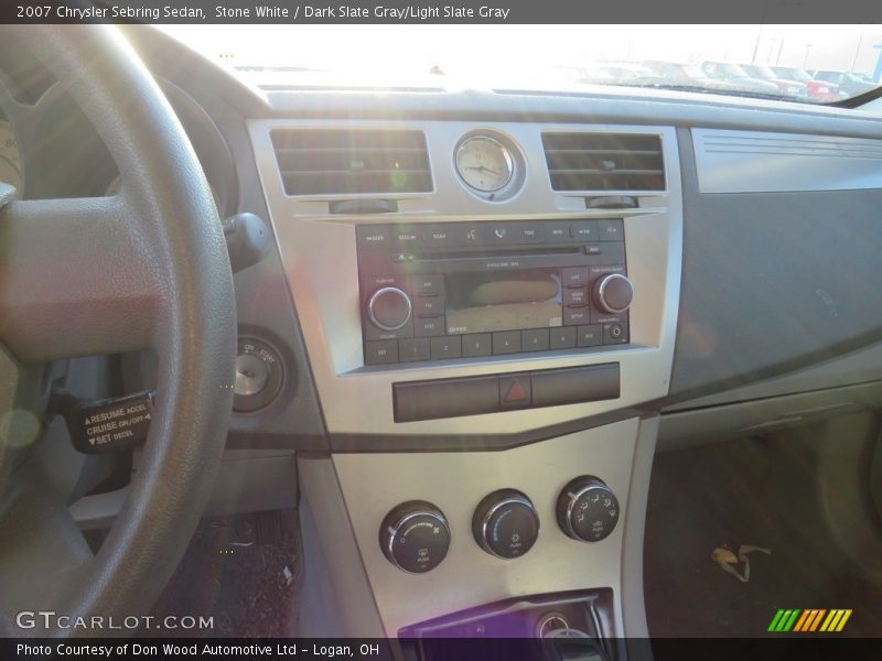 Stone White / Dark Slate Gray/Light Slate Gray 2007 Chrysler Sebring Sedan