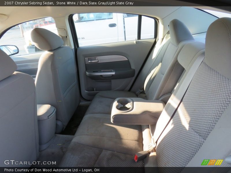 Stone White / Dark Slate Gray/Light Slate Gray 2007 Chrysler Sebring Sedan