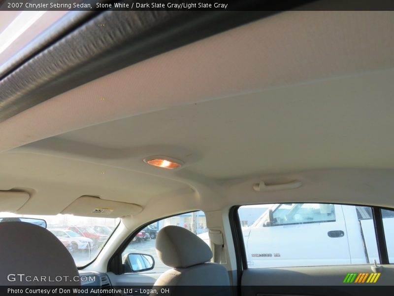 Stone White / Dark Slate Gray/Light Slate Gray 2007 Chrysler Sebring Sedan