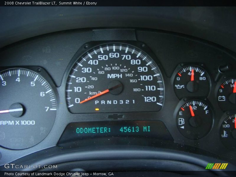 Summit White / Ebony 2008 Chevrolet TrailBlazer LT