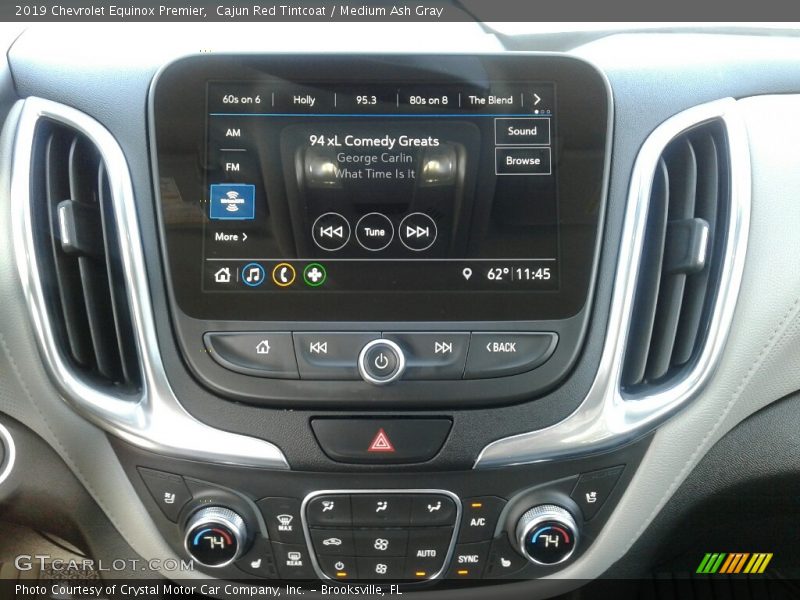 Cajun Red Tintcoat / Medium Ash Gray 2019 Chevrolet Equinox Premier