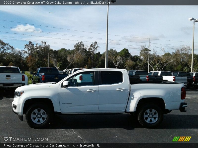 Summit White / Jet Black/Dark Ash 2019 Chevrolet Colorado WT Crew Cab