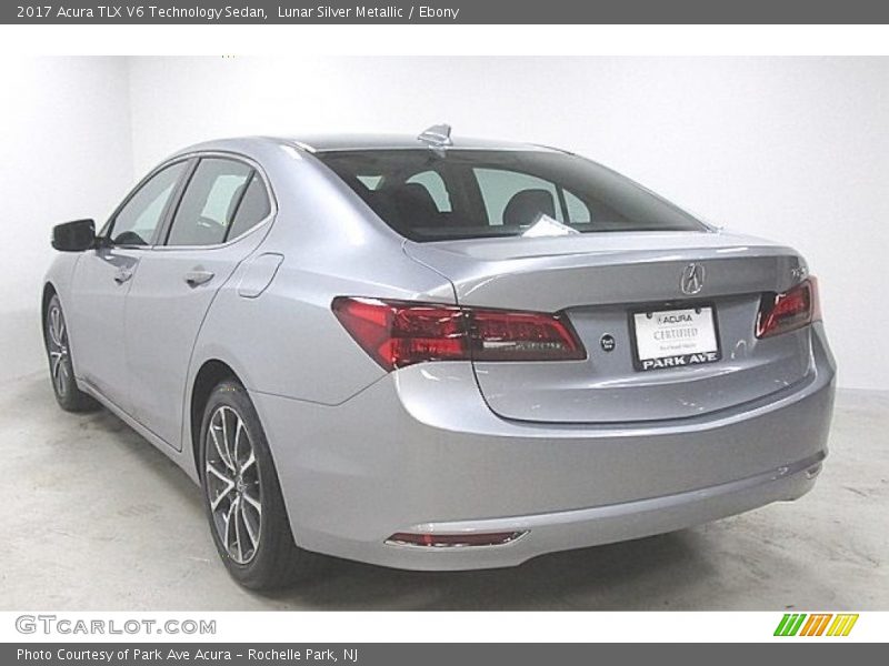 Lunar Silver Metallic / Ebony 2017 Acura TLX V6 Technology Sedan