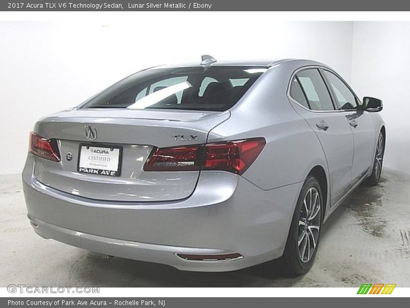 Lunar Silver Metallic / Ebony 2017 Acura TLX V6 Technology Sedan