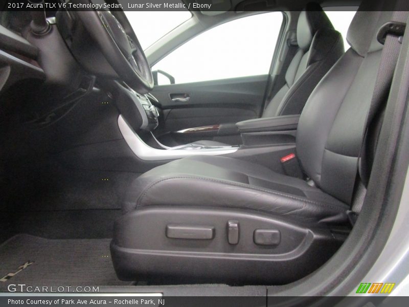 Lunar Silver Metallic / Ebony 2017 Acura TLX V6 Technology Sedan