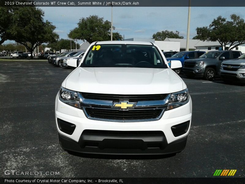 Summit White / Jet Black/Dark Ash 2019 Chevrolet Colorado WT Crew Cab