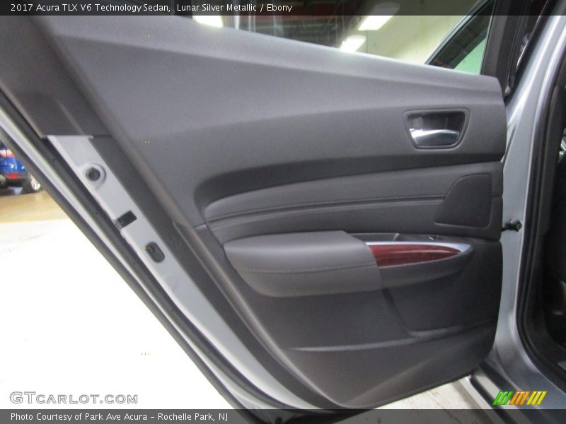 Lunar Silver Metallic / Ebony 2017 Acura TLX V6 Technology Sedan