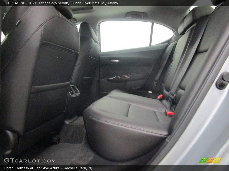 Lunar Silver Metallic / Ebony 2017 Acura TLX V6 Technology Sedan