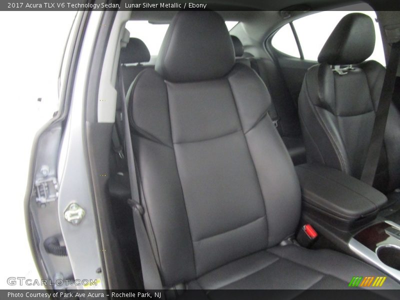 Lunar Silver Metallic / Ebony 2017 Acura TLX V6 Technology Sedan