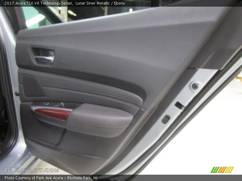 Lunar Silver Metallic / Ebony 2017 Acura TLX V6 Technology Sedan
