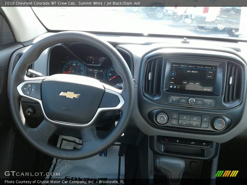 Summit White / Jet Black/Dark Ash 2019 Chevrolet Colorado WT Crew Cab