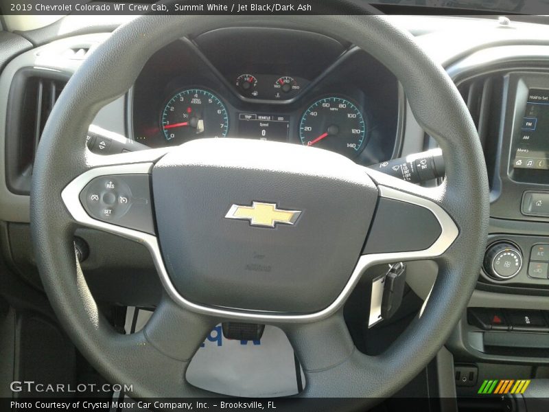 Summit White / Jet Black/Dark Ash 2019 Chevrolet Colorado WT Crew Cab