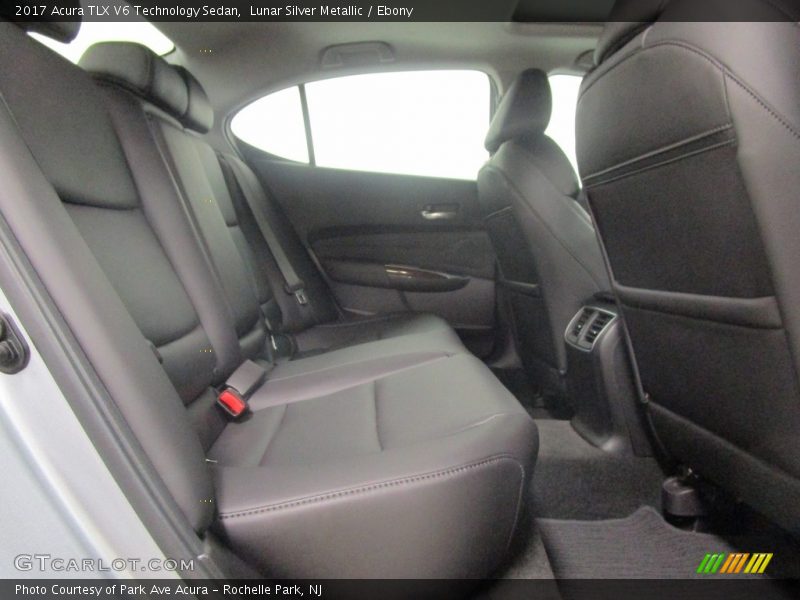 Lunar Silver Metallic / Ebony 2017 Acura TLX V6 Technology Sedan
