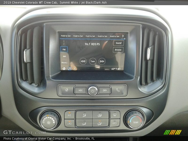 Summit White / Jet Black/Dark Ash 2019 Chevrolet Colorado WT Crew Cab