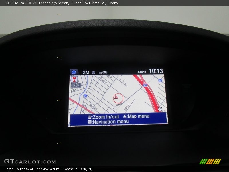 Lunar Silver Metallic / Ebony 2017 Acura TLX V6 Technology Sedan
