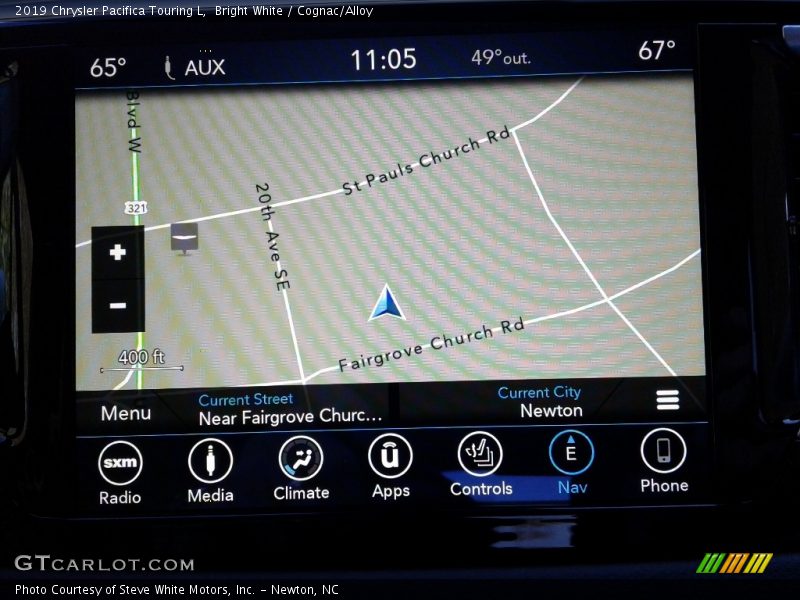 Bright White / Cognac/Alloy 2019 Chrysler Pacifica Touring L