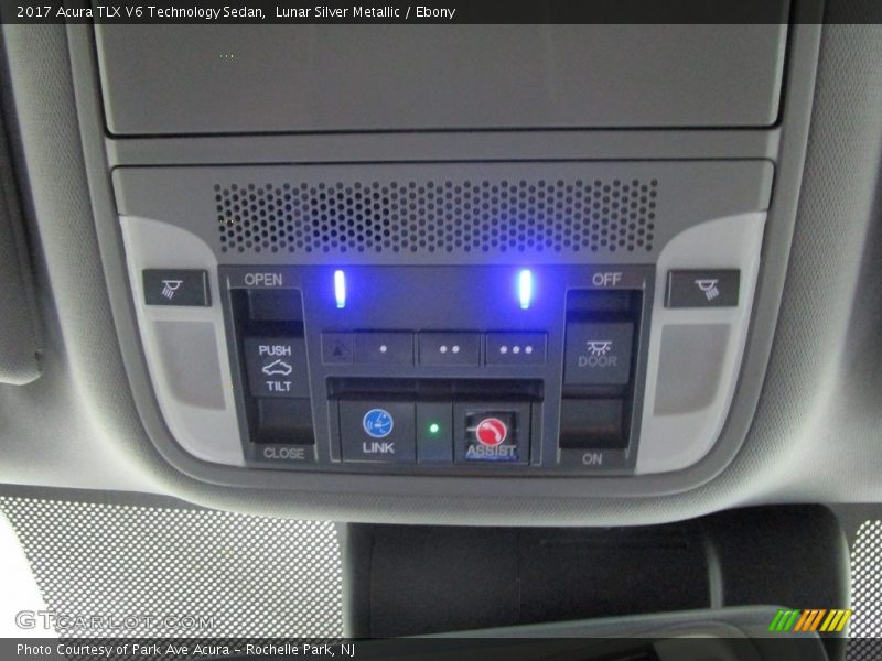 Lunar Silver Metallic / Ebony 2017 Acura TLX V6 Technology Sedan