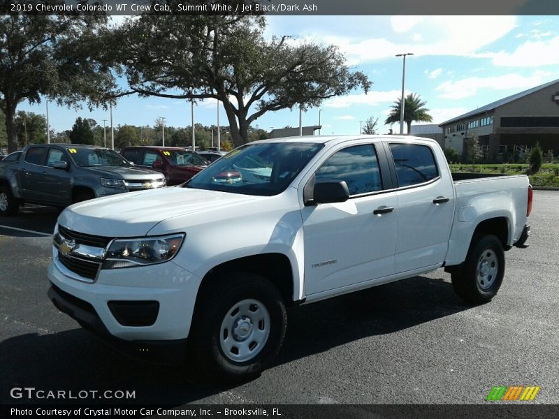 Summit White / Jet Black/Dark Ash 2019 Chevrolet Colorado WT Crew Cab