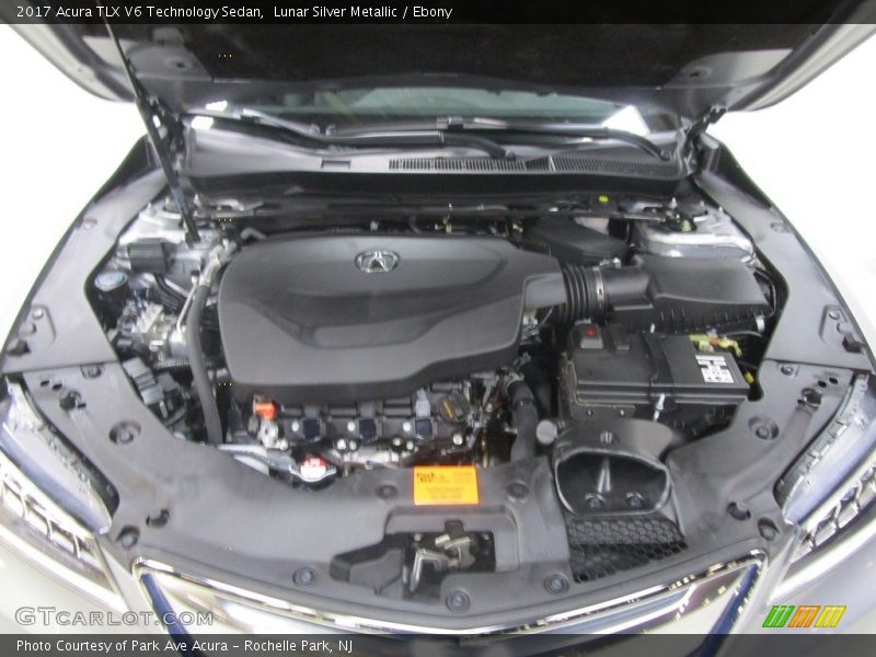 Lunar Silver Metallic / Ebony 2017 Acura TLX V6 Technology Sedan