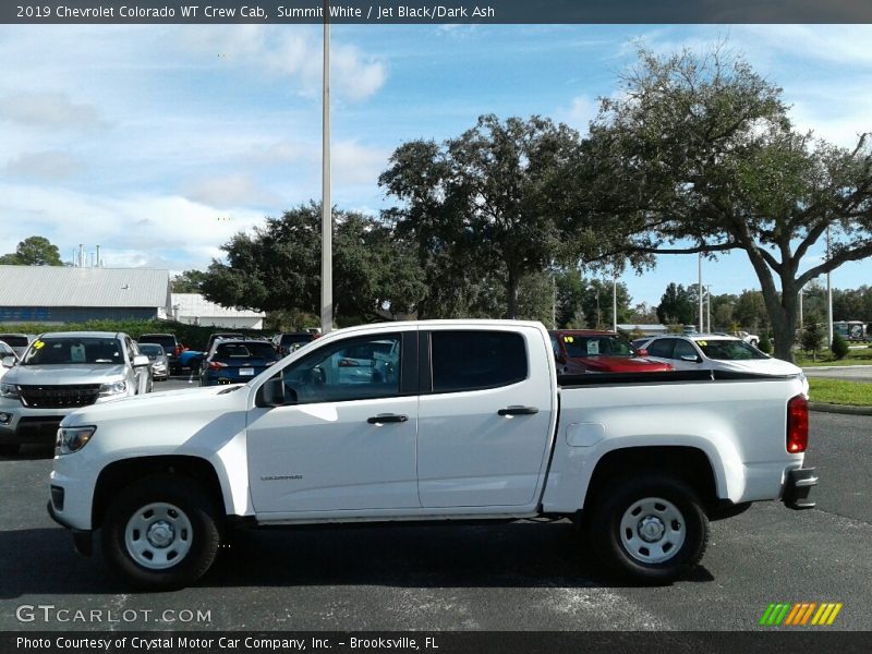 Summit White / Jet Black/Dark Ash 2019 Chevrolet Colorado WT Crew Cab