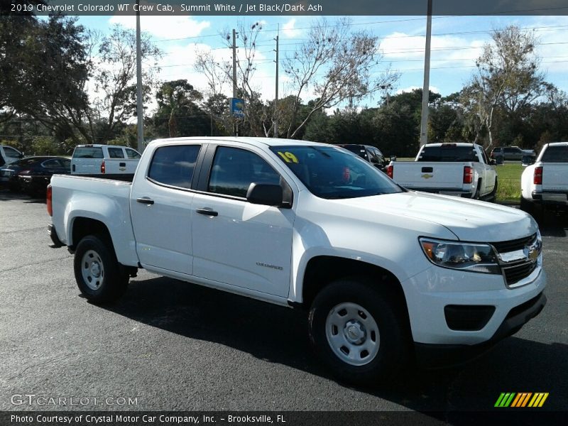 Summit White / Jet Black/Dark Ash 2019 Chevrolet Colorado WT Crew Cab