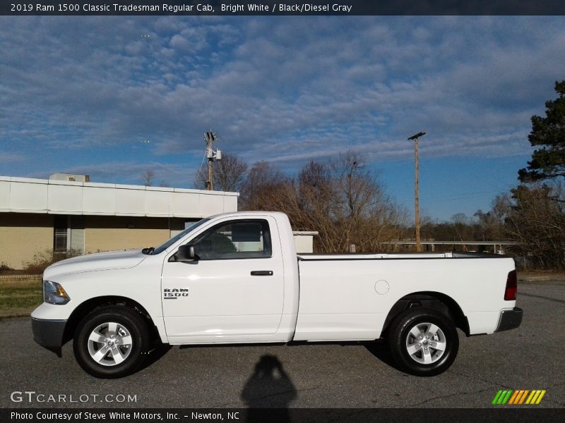 Bright White / Black/Diesel Gray 2019 Ram 1500 Classic Tradesman Regular Cab