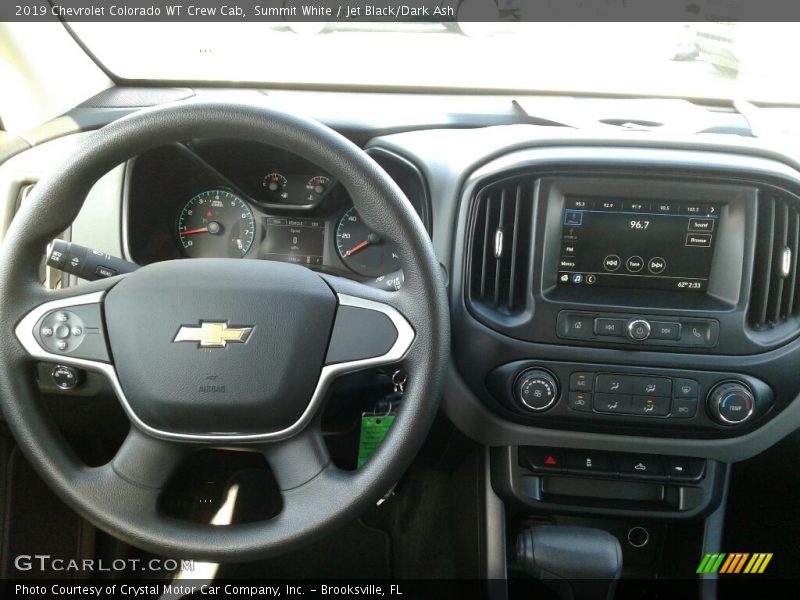 Summit White / Jet Black/Dark Ash 2019 Chevrolet Colorado WT Crew Cab