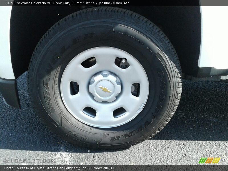 Summit White / Jet Black/Dark Ash 2019 Chevrolet Colorado WT Crew Cab