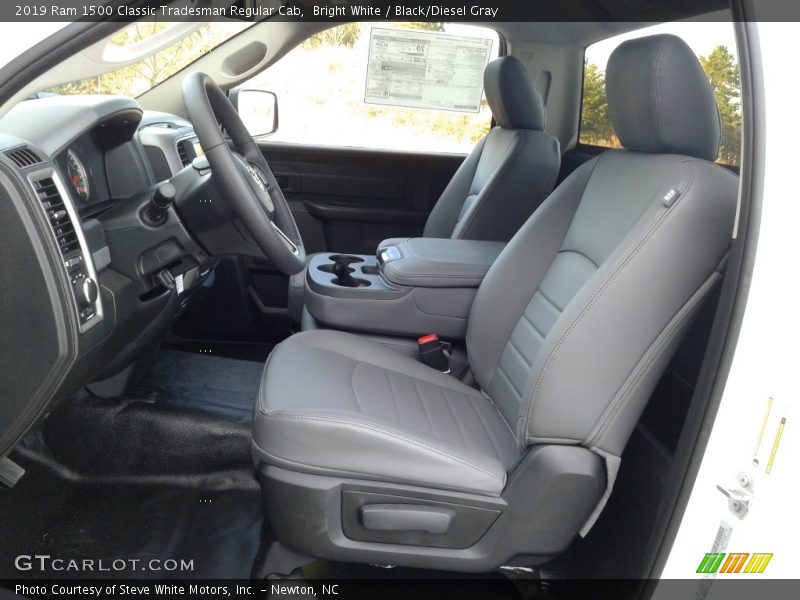 Bright White / Black/Diesel Gray 2019 Ram 1500 Classic Tradesman Regular Cab