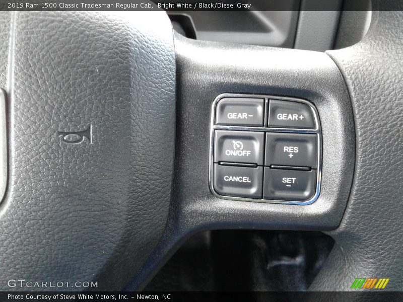 Bright White / Black/Diesel Gray 2019 Ram 1500 Classic Tradesman Regular Cab