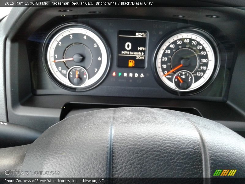 Bright White / Black/Diesel Gray 2019 Ram 1500 Classic Tradesman Regular Cab