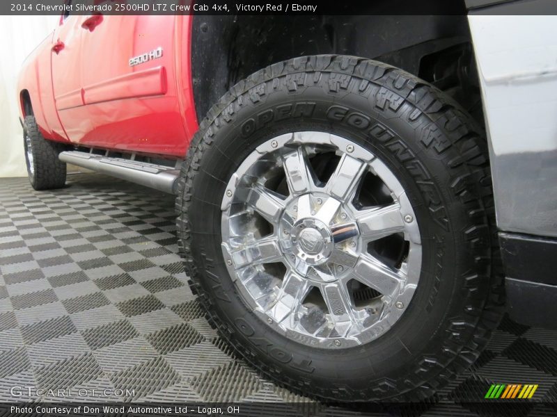 Victory Red / Ebony 2014 Chevrolet Silverado 2500HD LTZ Crew Cab 4x4