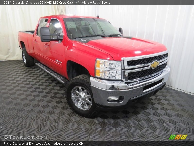 Victory Red / Ebony 2014 Chevrolet Silverado 2500HD LTZ Crew Cab 4x4