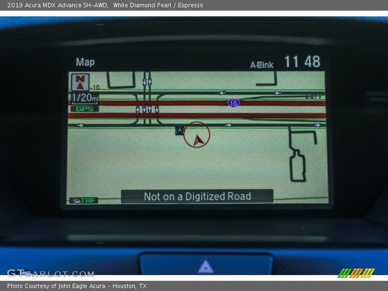 White Diamond Pearl / Espresso 2019 Acura MDX Advance SH-AWD