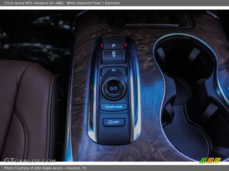 White Diamond Pearl / Espresso 2019 Acura MDX Advance SH-AWD