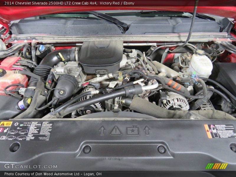 Victory Red / Ebony 2014 Chevrolet Silverado 2500HD LTZ Crew Cab 4x4