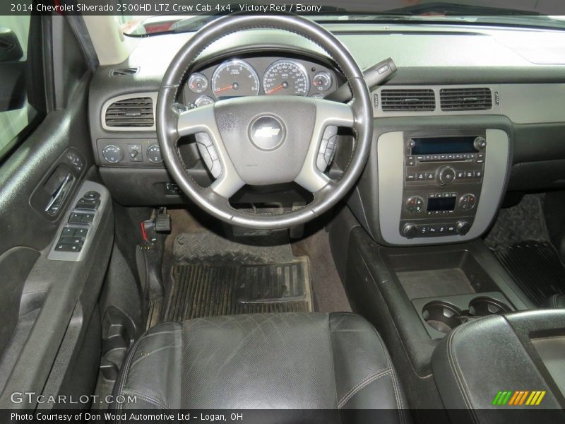 Victory Red / Ebony 2014 Chevrolet Silverado 2500HD LTZ Crew Cab 4x4