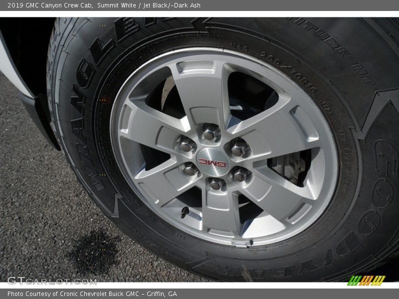 Summit White / Jet Black/­Dark Ash 2019 GMC Canyon Crew Cab